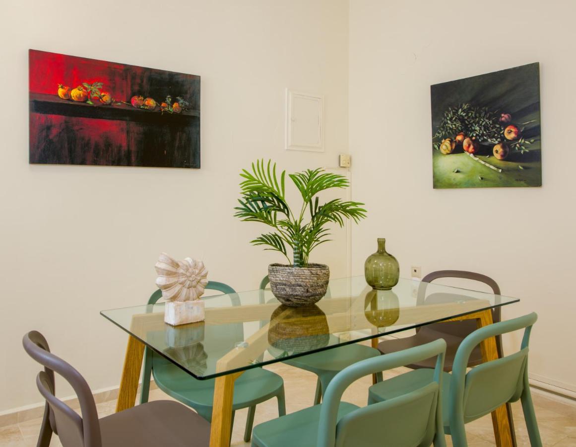 Center Manolia Dream 3 Bedroom Apartment 100M Away From The Beach Chania  ภายนอก รูปภาพ