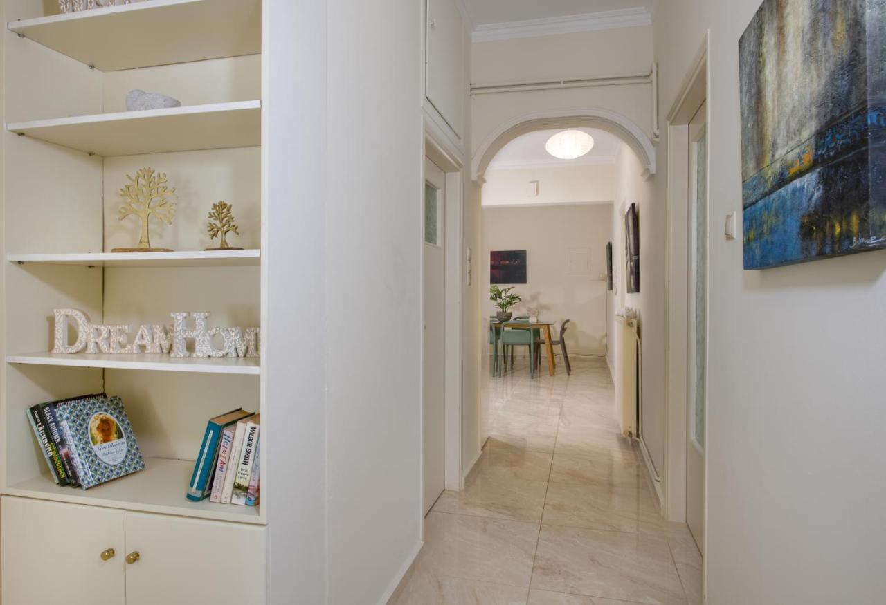 Center Manolia Dream 3 Bedroom Apartment 100M Away From The Beach Chania  ภายนอก รูปภาพ